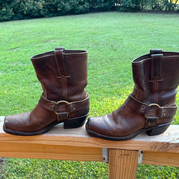 Frye square Toe Harness Boots - Picture 15 of 16